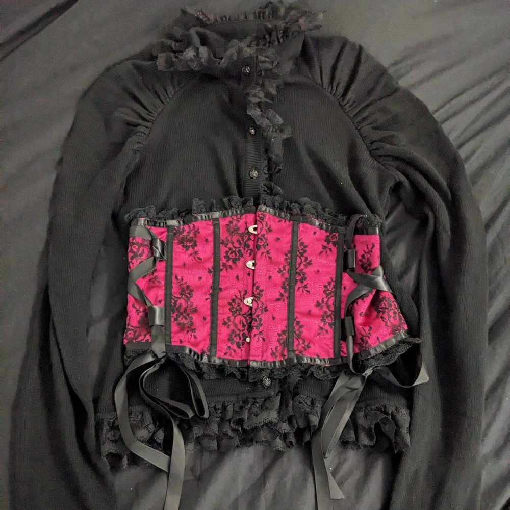 Lip Service Blacklist two piece victorian